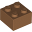 Набор LEGO Brick 2 x 2, Medium Dark Flesh