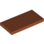 Набор LEGO Tile 2 x 4 with Groove, Темно-оранжевый