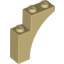 Набор LEGO Brick Arch 1 x 3 x 3 [Gothic], Tan