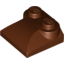 Набор LEGO Brick Curved 2 x 2 x 2/3 Two Studs, Curved Slope End, Красно-коричневый