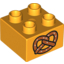 Набор LEGO DUPLO BRICK 2X2 NO. 31, Bright Light Orange