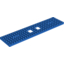 Набор LEGO Train Base 6 x 28 with Two 2 x 2 Cutouts and 3 Round Holes Each End, Голубой