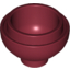 Набор LEGO Brick Round 2 x 2 Dome Bottom [Open Stud], Темно-красный