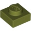 Набор LEGO Plate 1 x 1, Оливковый