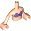 Набор LEGO Torso Friends Dark Purple Shell Bikini Print / Light Flesh Arms and Hands, Light Flesh