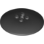 Набор LEGO Dish 6 x 6 Inverted (Radar) [Solid Studs], Черный