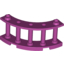 Набор LEGO Fence Spindled 4 x 4 x 2 Quarter Round, Пурпурный