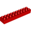 Набор LEGO Duplo, Brick 2 x 10, Красный