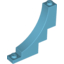 Набор LEGO Arch 1 x 5 x 4 Inverted, Medium Azure