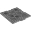 Набор LEGO Brick Modified 16 x 16 x 2/3 with 1 x 4 Indentations and 1 x 4 Plate with Stones Print, Светлый сине-серый