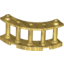 Набор LEGO Fence Spindled 4 x 4 x 2 Quarter Round, Pearl Gold