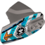 Набор LEGO Hero Factory Armor with Ball Joint Socket - Size 5 with Orange Arrows, Blue and White Chevrons, and Hero Factory Logo Print, Flat Silver