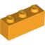 Набор LEGO Brick 1 x 3, Bright Light Orange