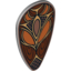 Набор LEGO Shield - Ovoid with Mirkwood Elf Style Print, Светлый сине-серый