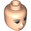 Набор LEGO Minifig Head Modified Friends Male with Brown Eyes, Black Eyebrows and Open Smile Print, Light Flesh