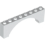 Набор LEGO Brick Arch 1 x 8 x 2 Raised, Белый