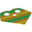 Набор LEGO Minifig Poncho Half Cloth with Dark Green and Terra Cotta Print, Темно-зеленый