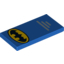 Набор LEGO Tile 2 x 4 with Batman Logo Print, Голубой