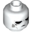 Набор LEGO Minifig Head with Full Face Mask and Goggles Print [Hollow Stud], Белый