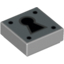 Набор LEGO Tile 1 x 1 with Keyhole Print, Светлый сине-серый