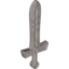 Набор LEGO KNIGHTS SWORD, Flat Silver
