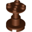 Набор LEGO Support 2 x 2 x 2 Stand with Reach-Through Center Hole, Красно-коричневый