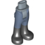Набор LEGO Friends Hips and Legs with Trousers and Black Boots Print, Sand Blue