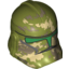 Набор LEGO Minifig Helmet SW Clone Trooper with 41st Camouflage Print, Оливковый