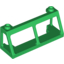 Набор LEGO Windscreen 2 x 6 x 2 Train without Glass, Зеленый