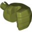 Набор LEGO Hand Hulk - Left, Оливковый