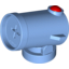 Набор LEGO MISSILE W. TURN.FEM.SNAP,ASS, Medium Blue