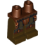Набор LEGO Legs and Reddish Brown Hips with Neimoidian Warrior Armour Print, Темно-коричневый