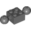 Набор LEGO Technic Brick Special 2 x 2 with 10.2mm Balls with Holes and Axle Hole, Темный сине-серый