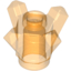 Набор LEGO Rock 1 x 1 Crystal 4 Point, Прозрачный оранжевый