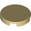 Набор LEGO Tile Round 2 x 2 with Bottom Stud Holder, Tan