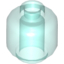 Набор LEGO Minifig Head Plain [Hollow Stud], Trans-Light Blue