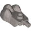 Набор LEGO Paw with Stud on Top, Bar on Side and 3 Bar Holders on Bottom , Flat Silver