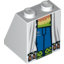 Набор LEGO Slope 65 2 x 2 x 2 with Bottom Tube with Robe with Tassels over Blue Jeans and Tie Dyed Shirt Print, Белый