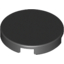 Набор LEGO Tile Round 2 x 2 with Bottom Stud Holder, Черный