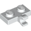 Набор LEGO Plate Special 1 x 2 with Clip Horizontal on Side, Белый
