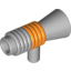 Набор LEGO Minifig Utensil Loudhailer with Orange Stripe Print, Светлый сине-серый