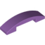 Набор LEGO Slope Curved 4 x 1 Double No Studs, Medium Lavender