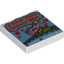 Набор LEGO Tile 2 x 2 with 'I CHOO- CHOO- CHOOSE YOU', 'HAPPY VALENTINES' and Train Print, Белый