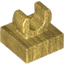 Набор LEGO Tile Special 1 x 1 with Clip with Rounded Edges, Pearl Gold