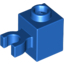 Набор LEGO Brick Special 1 x 1 with Clip Vertical [Open O Clip, Hollow Stud], Голубой