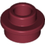 Набор LEGO Plate Round 1 x 1 with Open Stud, Темно-красный