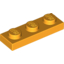 Набор LEGO Plate 1 x 3, Bright Light Orange