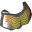 Набор LEGO Hero Factory Chest Armor Small with Yellow and Orange Cracked Muscle Lines Print, Черный