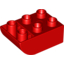 Набор LEGO Brick 2 x 3 with Curved Bottom, Красный