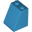 Набор LEGO Slope 65В° 2 x 2 x 2 with Bottom Tube, Dark Azure